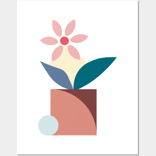 Flower pot Posters and Art